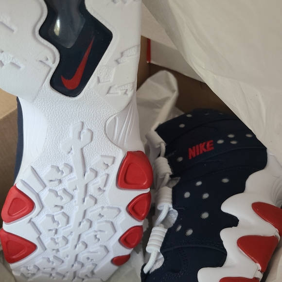 Air Max 2 Charles Barkley 94 NEW in Box Nike MEN obsidian red blue white - Picture 6 of 8